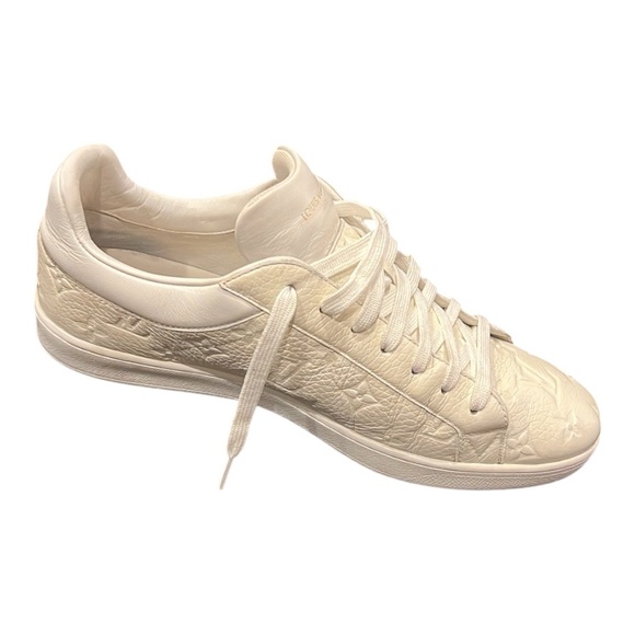Louis Vuitton White Monogram Sneakers - Picture 4 of 6